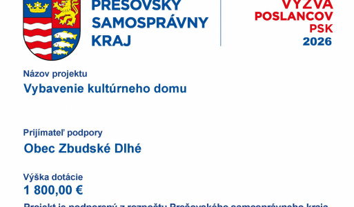 PSK - Vybavenie kultúrneho domu Plagát